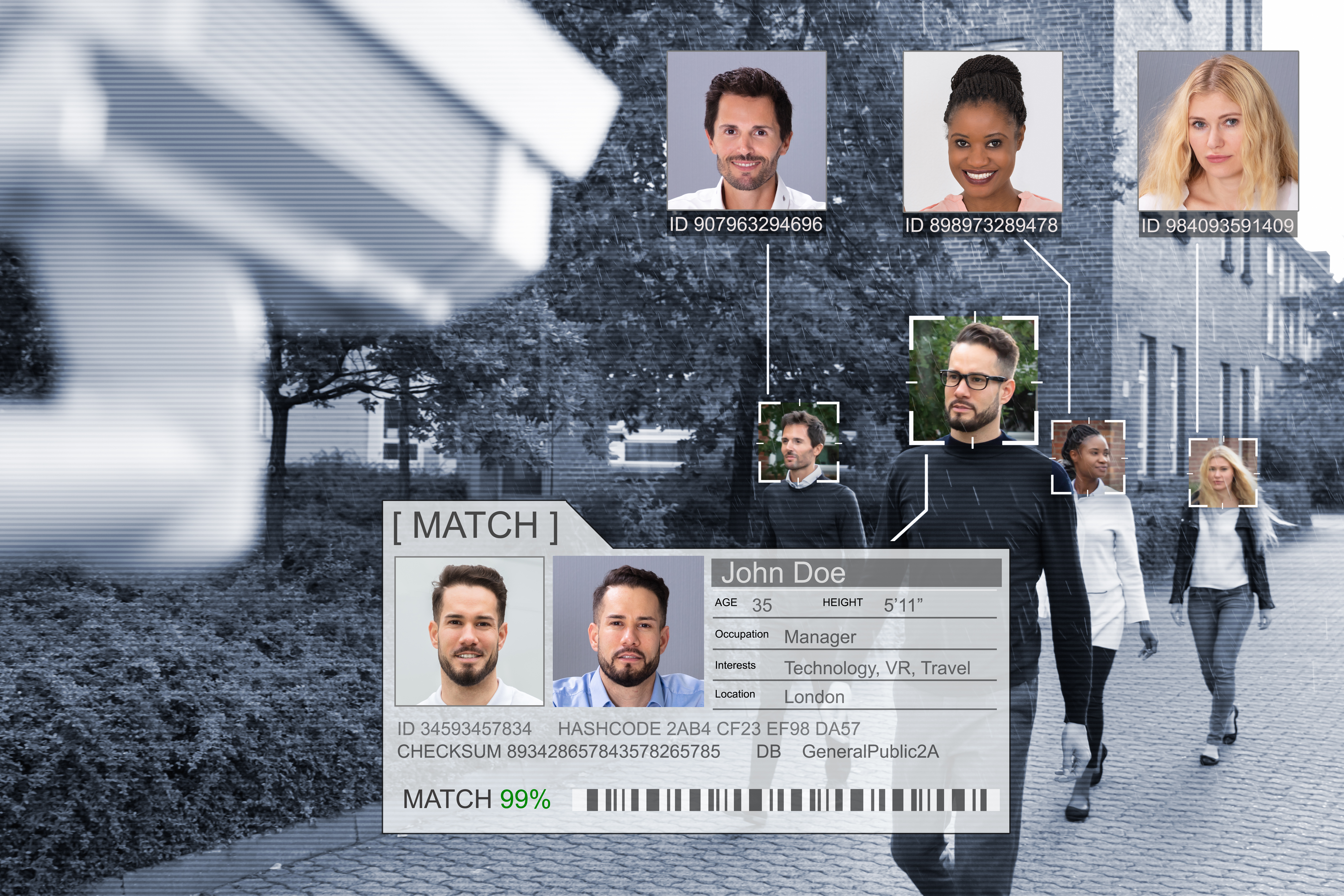 Connected smart devices in a home environment